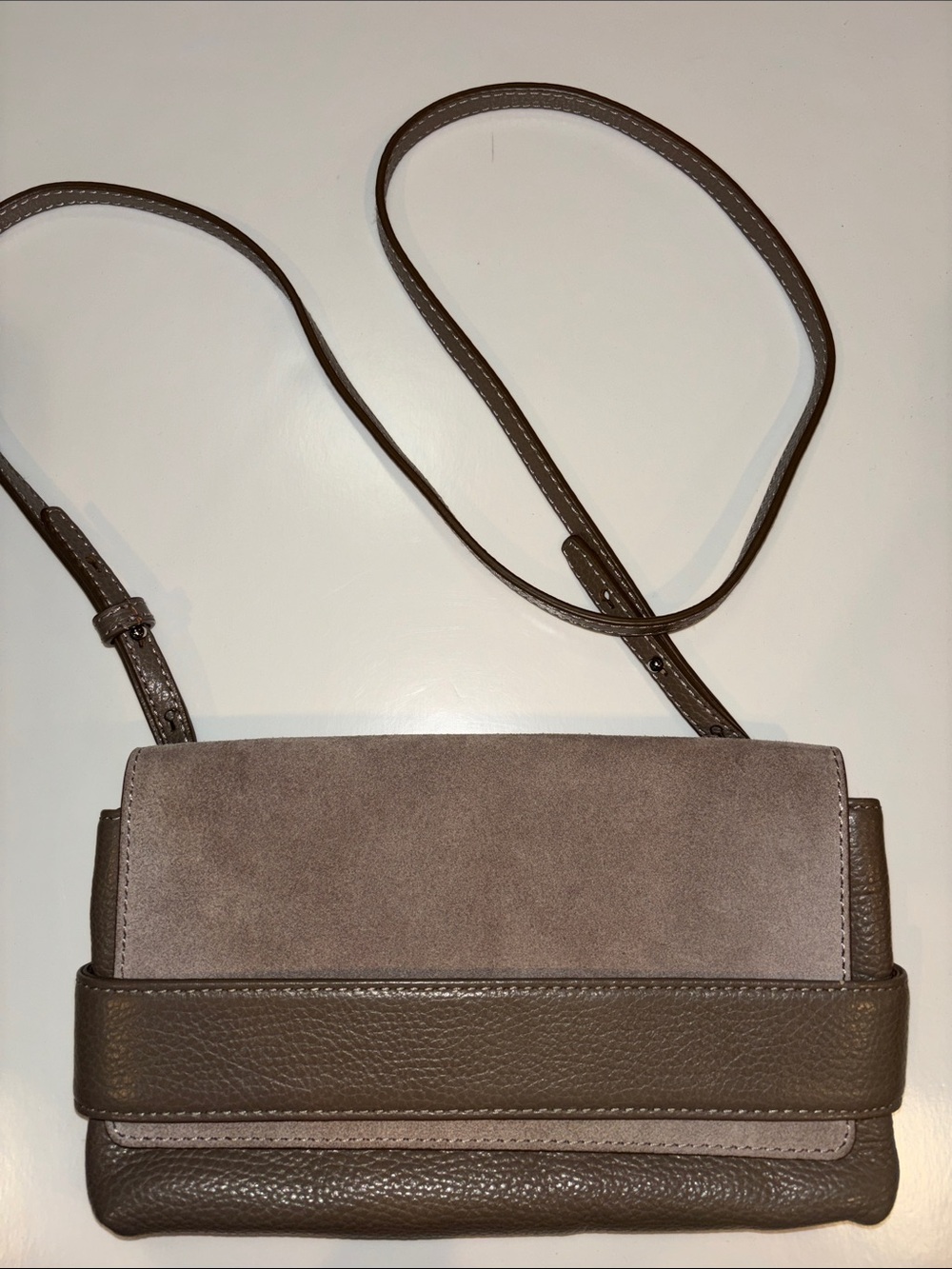 Banana Republic Taupe Crossbody Bag - Women's Shoulder Purse